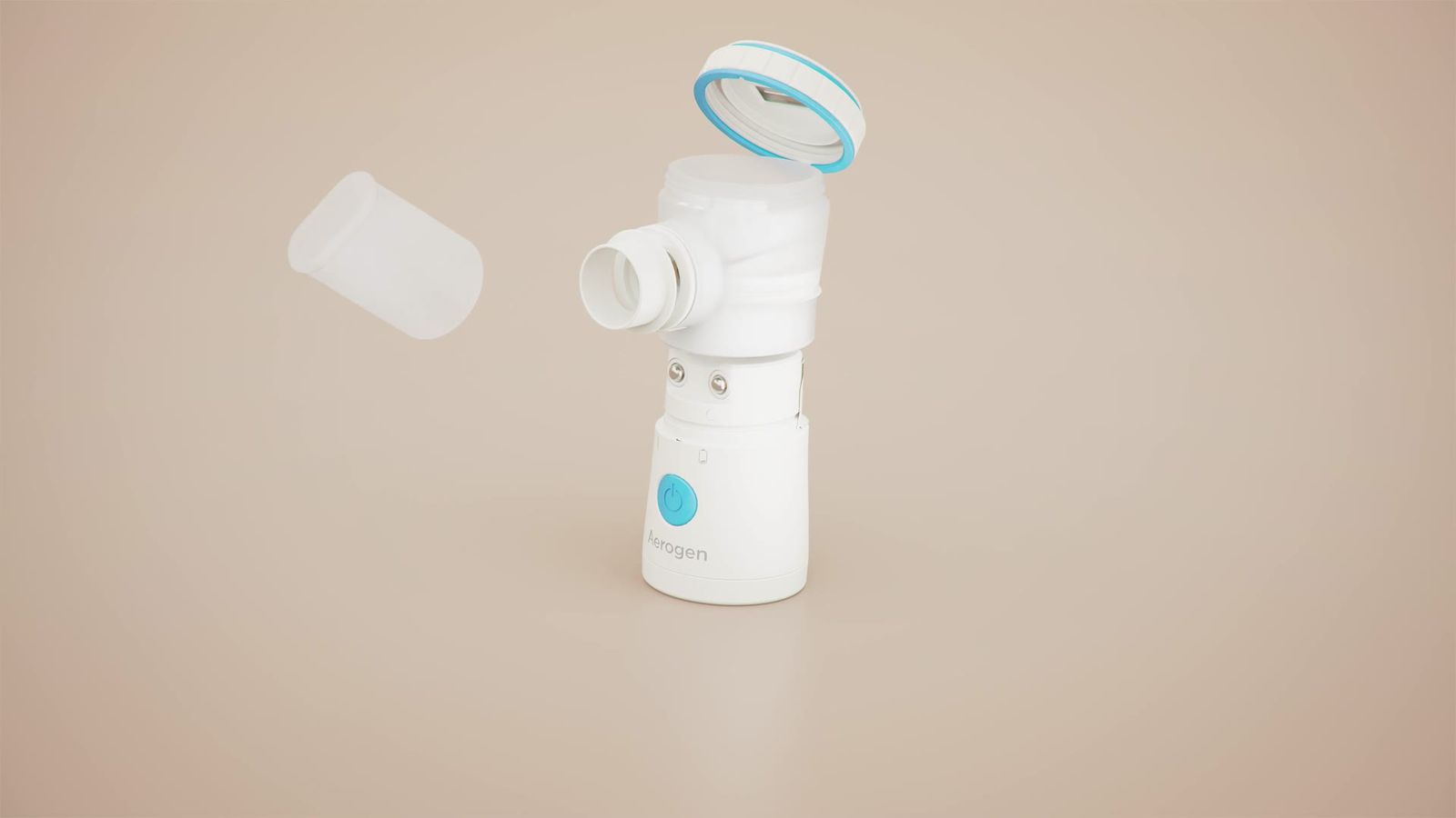 Exploded view of the Aerogen Go device